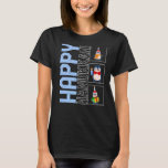 T-shirt Noël Joyeux Hanoukka Penguin Menorah Juif fe<br><div class="desc">Noël Joyeux Hanoukka Penguin Menorah Festival juif Lov</div>