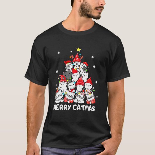 T-shirt Noël Joyeux Noël Arbre de Noël Drôle Amoureux des (Devant)