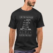 T-shirt Noël Joyeux Noël Math Equation Formule Conception  (Devant)