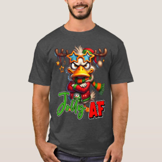T-shirt Noël Joyeux Noël Pour Canard Cadeau Noël
