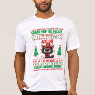 T-shirt Noël Joyeux Noël Pour Chat cadeau de Noël