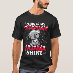 T-shirt Noël Koala Lover C'Est Mon Pyjama De Noël