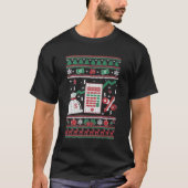 T-shirt Noël laid de comptable (Devant)