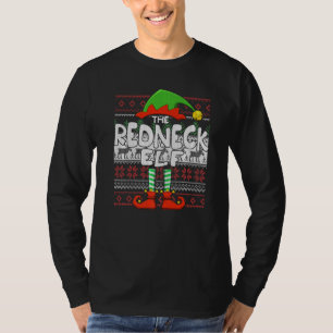 T-shirt Noël laid de la famille des elfes de Redneck