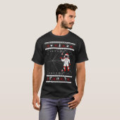 T-shirt Noël laid de l'espace (Devant entier)
