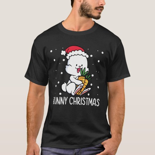T-shirt Noël lapin (Devant)