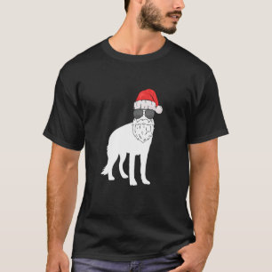 T-shirt Noël Le Berger Allemand S'est Habille En Sa