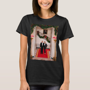 T-shirt Noël : le président Donald Trump et Melania franch