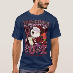 T-shirt Noël léopard de sensibilisation à la formation lym