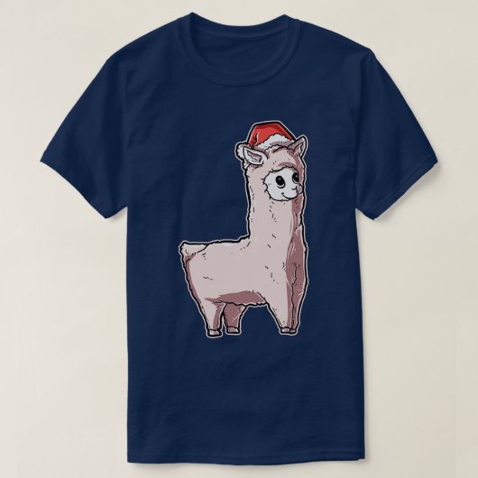 T-shirt Noël Llama (Design devant)