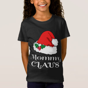 T-Shirt Noël Maman Claus Correspondant Pyjama Santa Hat X-
