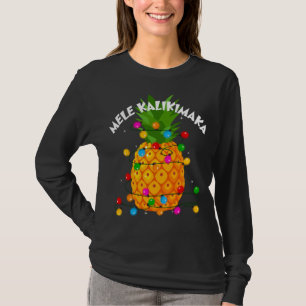 T-shirt Noël Mele Kalikimaka Ananas Lover Hawaii X