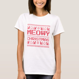T-shirt Noël Meowy