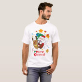 T-shirt Noël mignon (Devant entier)