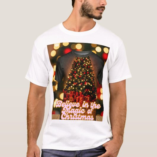 T-shirt Noël mignon (Devant)