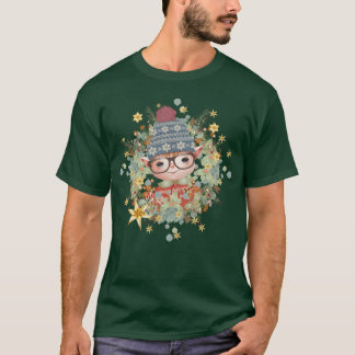 T-shirt Noël mignon dans le cadre pour Noël garçon