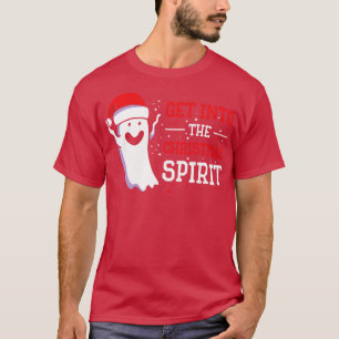 T-shirt Noël mignon Fantôme Halloween Noël