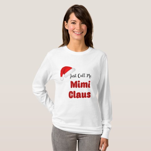 T-shirt Noël MiMi Claus (Devant entier)