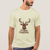 T-shirt Noël minimaliste (Devant)