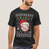 T-shirt Noël moche Sweet Style Baseball Noël Joyeux S (Devant)