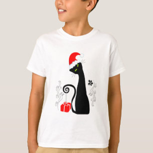 T-shirt Noël moderne Kitty