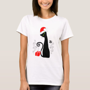 T-shirt Noël moderne Kitty