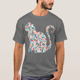 T-shirt Noël Motif Chat Noël 