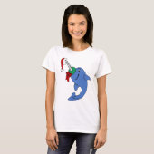 T-shirt Noël Narwhal (Devant entier)