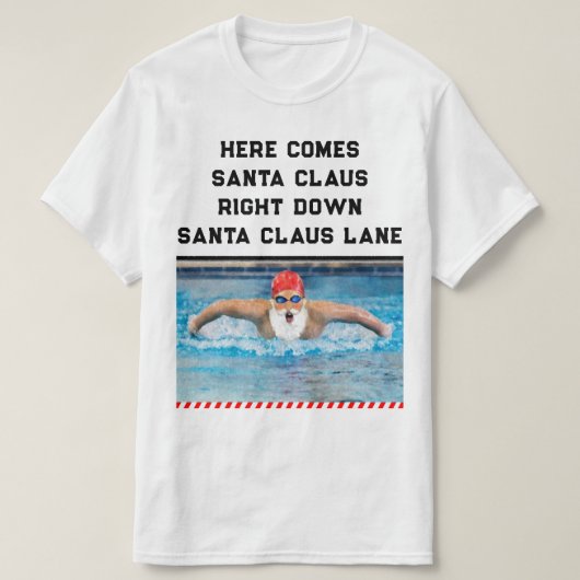 T-shirt Noël natation (Design devant)