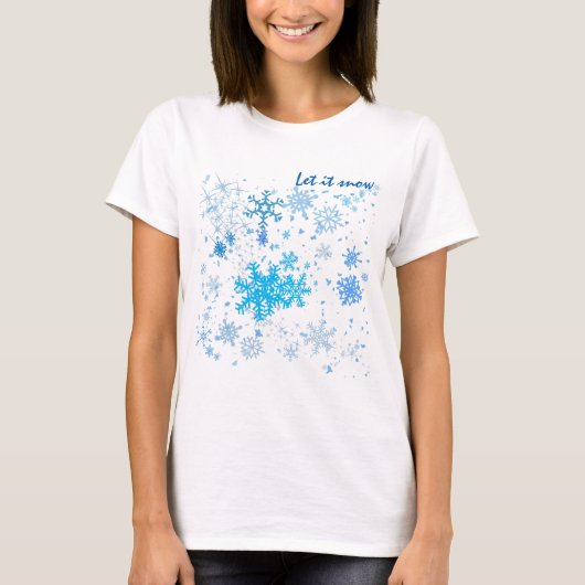 T-shirt Noël neige (Devant)