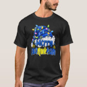 T-shirt Noël Noël Noël Joyeux Hanoukka Fête juive (Devant)