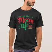T-shirt Noël Noël, Noël, ne pas avoir ton minet (Devant)
