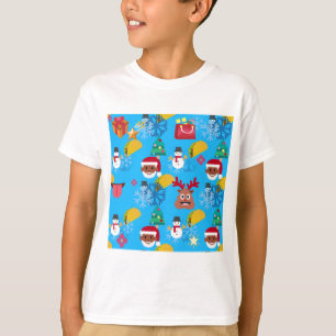 T-shirt Noël noir père Noël