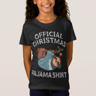 T-Shirt NOËL OFFICIEL DORMIR LA NUIT PAJAMA