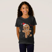 T-Shirt Noël Oh Snap Gingerbread Cookie (Devant entier)