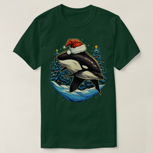 T-shirt Noël Orca (Design devant)