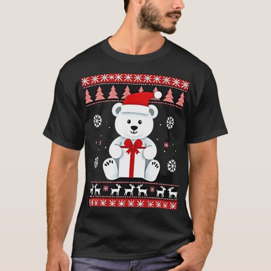 T-shirt Noël ours Noël (5) (Devant)