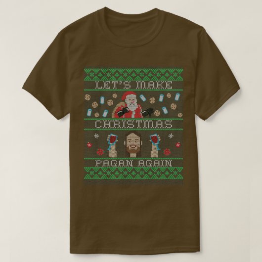 T-shirt Noël païen (Design devant)