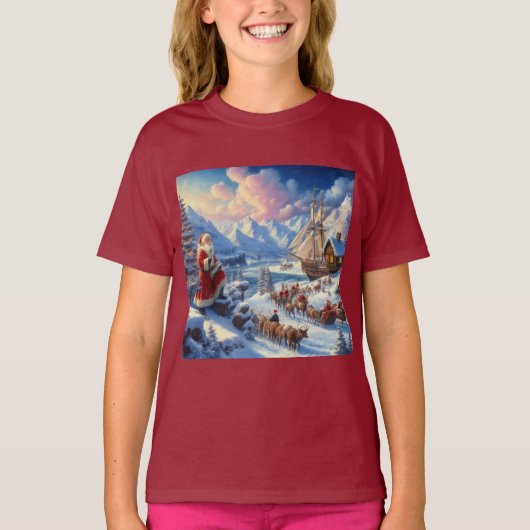 T-shirt Noël Père Noël 6 (Devant)