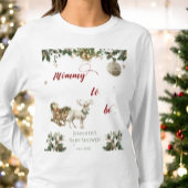 T-shirt Noël Père Noël Bébé Hiver Deer Maman À Être