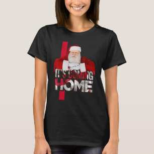 T-shirt Noël Père Noël C'est à venir Ho Ho Accueil Anglete