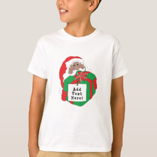T-shirt Noël Père Noël de couleur dit