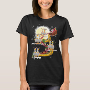T-shirt Noël Père Noël équitation Canard drôle Canard cana