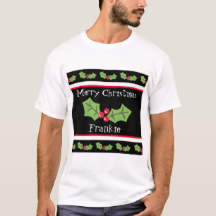 T-shirt Noël personnalisé Holly & Berries