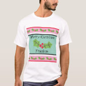 T-shirt Noël personnalisé Holly & Berries (Devant)