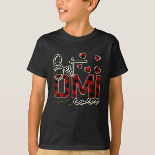 T-shirt Noël Personnalisé Meilleur Omi jamais Buffalo Plai