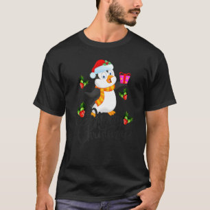 T-shirt Noël Pingouin Cute En Juillet Père Noël Mistletoe 