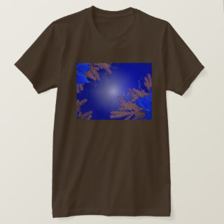 T-shirt Noël Poinsettia Bleu I