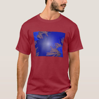 T-shirt Noël Poinsettia Bleu II