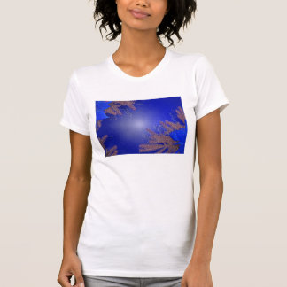 T-shirt Noël Poinsettia Bleu III